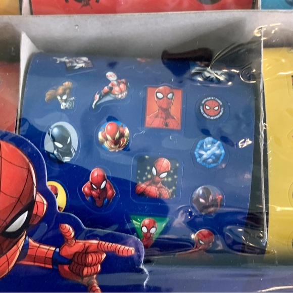 Spider-Man Sticker Collection Marvel 9 Rolls 360pc Colorful Spiderman Comics Lil - Picture 9 of 14